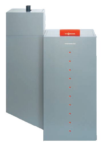 Viessmann VITOLIGNO 300-P 4-12 caldera de pie de pellets de 4-12 KW, solo calefacción, encendido automático, para funcionamiento con tornillo sin fin flexible. (caldera para biomasa de pellets)