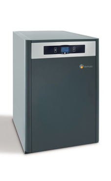 Domusa Evolution EV 35 AM de pie de 38,6 Kw.  mixta de acero. (caldera para gasoil estanca condensación)