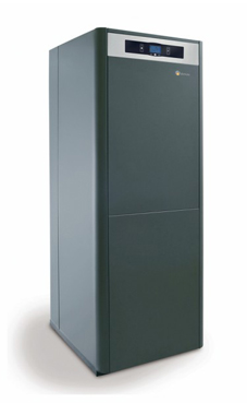 Domusa Evolution EV 30 FDX, de pie de  29,3 Kw. mixta de hierro fundido con acumulador de 130 litros. (caldera para gasoil estanca condensación)