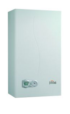 Ferroli DIVATech Micro LN F 24 D N de 24 KW con kit de salida de gases para reposición (caldera GLP mural estanca de bajo nox clase 5 mixta)