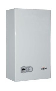 Ferroli DOMIproject F24 D N de 24 KW con kit de salida de gases estandar (caldera GN mural estanca mixta)
