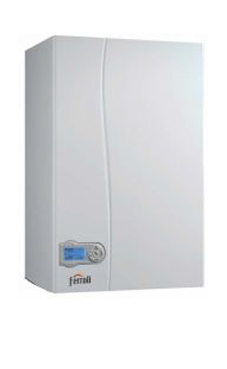 Ferroli ECONCEPT ST 35 N de 36,7 KW con kit de salida de gases para reposición con acumulación (caldera GLP mural estanca mixta de condensación)