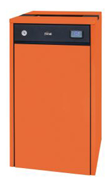Ferroli NATURFIRE 25 caldera de pellets de 23,3 kw, de 94,5% de rendimiento volumen depósito de 48 kg. (caldera para biomasa de pellets)