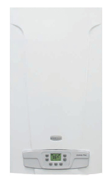 Baxi-roca VICTORIA PLUS 24/24 F  de 24 KW con placa de conexiones y kit salida de humos (caldera GN mural estanca mixta)