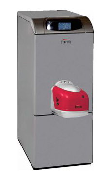 Ferroli ATLAS D30 K 100 L de pie de 30 Kw. mixta depósito vitrificado de 100 litros (caldera para gasoil estanca)
