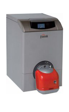 Ferroli ATLAS N 30 L de pie de 30 Kw de baja temperatura presurizada quemador de una etapa solo calefacción (caldera para gasoil estanca)
