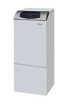 Ferroli SILENT D30 PLUS K100 UNIT caldera atmosférica mixta instantanea de 30 kw de chapa de acero producción de ACS 14,3 con salto de 30ºC, 220 litros/10min.; con acumulador vitrificado de 100 litros. (caldera para gasoil de tiro natural)