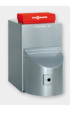 Viessmann VITOROND 100 VR2B 18-20 de pie de 18-20 Kw de baja temperatura solo calefacción con regulación vitotronic 100 KC4B (caldera para gasoil de tiro natural)