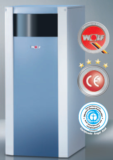 Wolf COB 20 de pie de 19-20 Kw solo calefacción (caldera para gasoil estanca condensación)