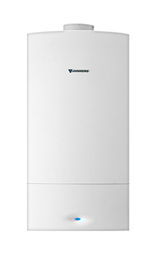 Junkers CERAPUR ZWBC 25-2C  con microacumulación sistema quickTap de 25 KW con placa de conexiones y ventosa (caldera GLP mural estanca mixta de condensación)