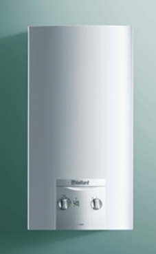 Vaillant Turbomag ES 11-2/0 E con kit de evacuación. (calentador de gas but. / prop. estanco)