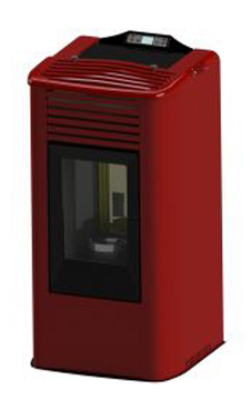 FERROLI modelo TERMO VEGA de 12,05 Kw. de poténcia, consumo 2,78 Kg/hora, volumen del depósito 22 kg. Rendimiento 97,41%, de acero , para calefactar estancias de hasta 105 m2 con mando a distancia incluido.