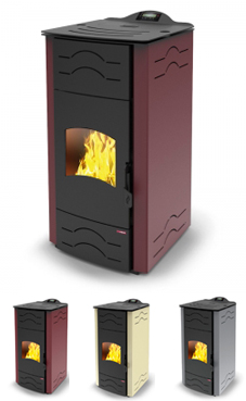 LASIAN modelo BELY de 4,8 a 15 Kw.  calentamiento mediante agua, de 15 KW de potencia térmica máxima. Capacidad de calentamiento de 260 m3 (modelos en burdeos, beige y gris) sin sistema de limpieza automático de quemador, revestimiento de acabado epoxi.