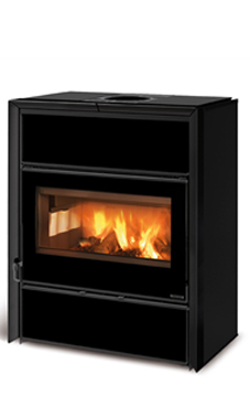 NORDICA-EXTRAFLAME modelo FLY IDRO D.S.A. 15,4 Kw negro-crystal